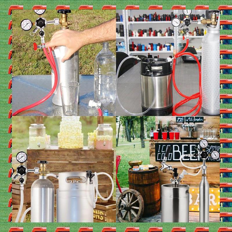 Co2 Regulator Dual Stage - CGA-320 Keg Regulator, dual Stage Gauge