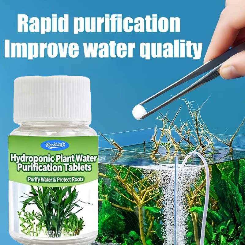Aquarium Plant Vitamins - แท็บเล็ตกรองน้ำแบบไฮโดรโปนิกส์-น้ำดื่มสำเร็จรูป เหมาะสำหรับตู้ปลา พืชกระถาง และระบบไฮโดรโปนิกส์ สำหรับสวนน้ำ