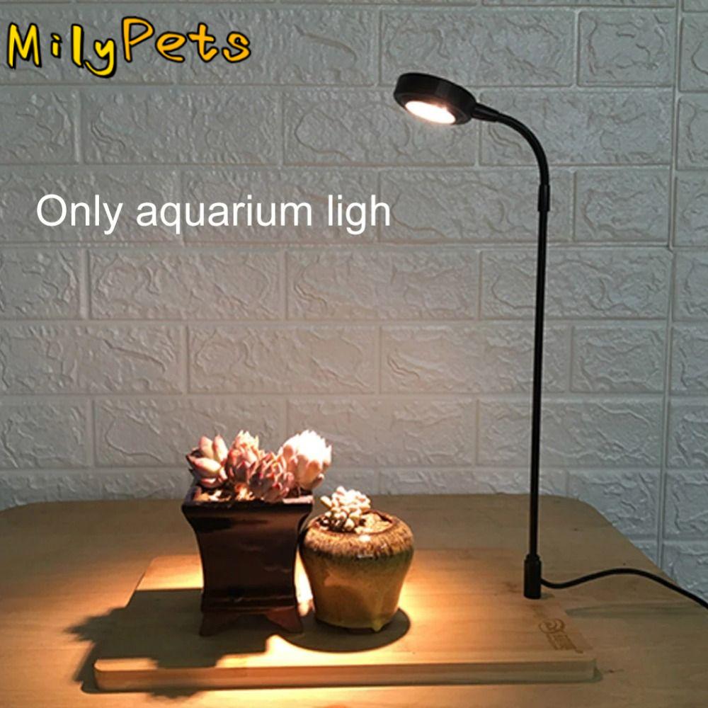 Aquarium Plant On Wood - ไฟปลูกพืชน้ำในตู้ปลา 10W พร้อมแผ่นไม้ ไฟ LED สำหรับตู้ปลา