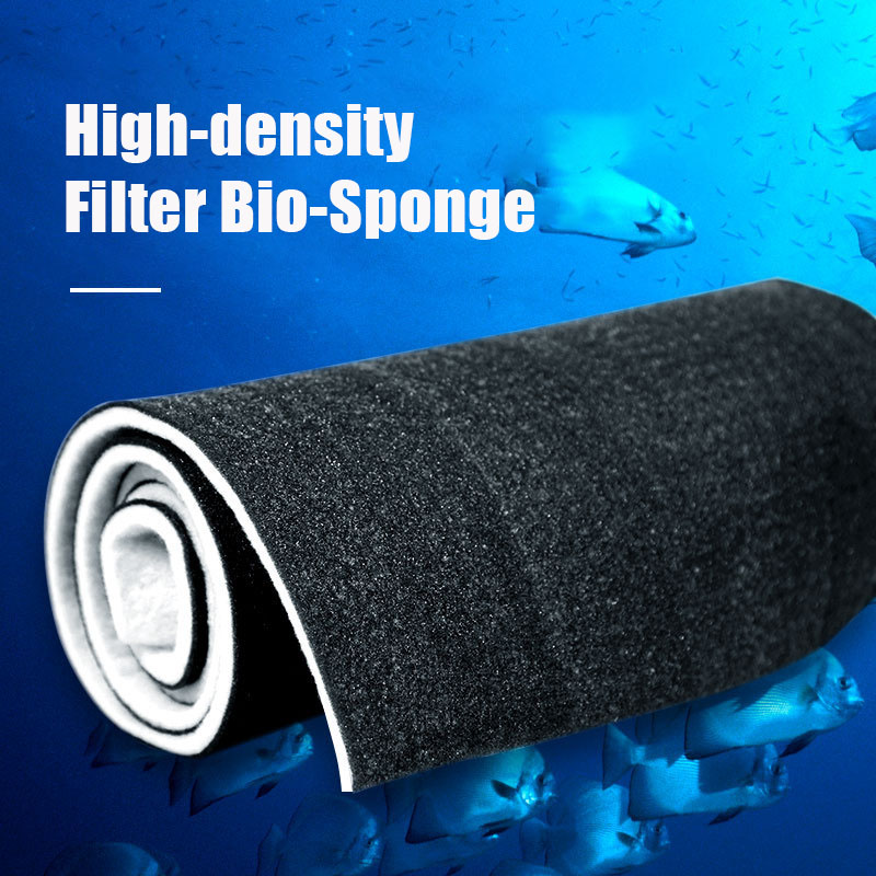 Planted Aquarium Media - ใหม่ Aquarium FILTER Media เปิดใช้งานคาร์บอนถังกรองปลาฟองน้ําความหนาแน่นสูงผ้าฝ้ายชีวเคมีผ้าฝ้าย Water