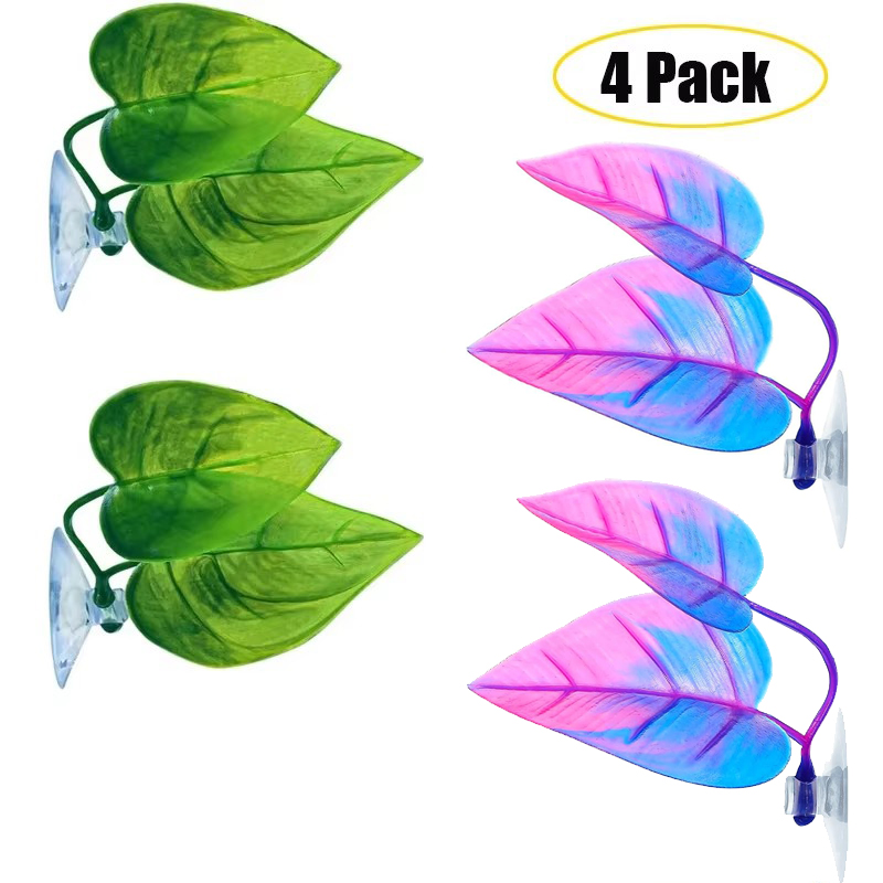Planted Aquarium Betta - เปลญวนใบปลา Betta จําลองที่อยู่อาศัยตามธรรมชาติสําหรับการวางไข่ Betta การเพาะพันธุ์พักผ่อนเตียงตกแต่งตู้ปลา