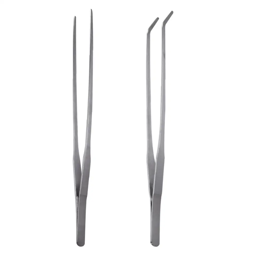 Aquarium Plant Utensils - แหนบสเตนเลส27ซม. ใช้ได้ทั่วโลกสำหรับการบำรุงรักษาตู้ปลา