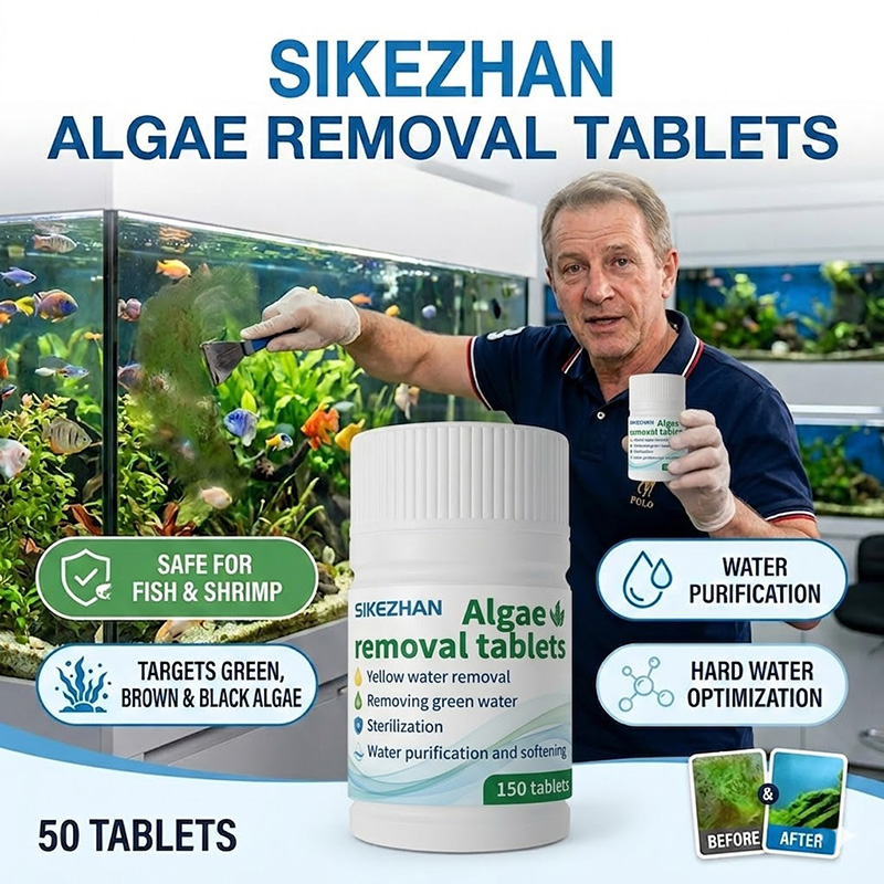 Aquarium Plant Vitamins - แท็บเล็ตกำจัดตะไคร่น้ำอย่างรวดเร็ว สำหรับทำความสะอาดตู้ปลา ปลอดภัยสำหรับพืชน้ำและปลา ช่วยควบคุมความใสของน้ำในตู้ปลา 150 ชิ้น