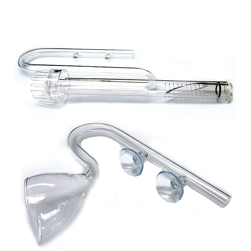 Planted Aquarium Ada - สกิมเมอร์แก้ว ลิลลี่ไปป์ สปิน เซอร์เฟซ อินโฟลว์ เอาท์โฟลว์