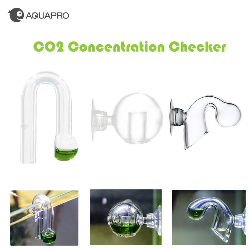 Planted Aquarium Ada - แก้ว CO2 ความเข้มข้น Checker DROP INDICATOR