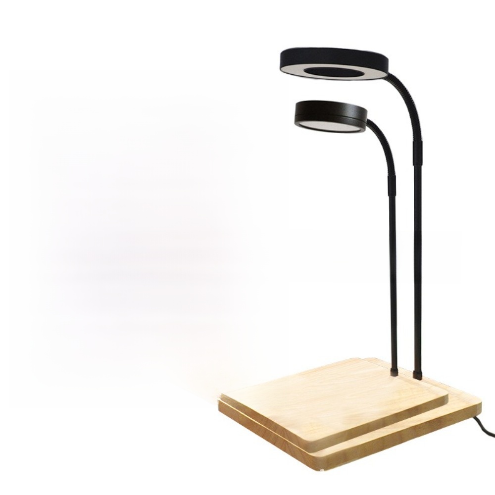 Aquarium Plant On Wood - โคมไฟ LED สำหรับตู้ปลา 10W พร้อมแผ่นไม้ ไฟตกแต่งตู้ปลาอเนกประสงค์