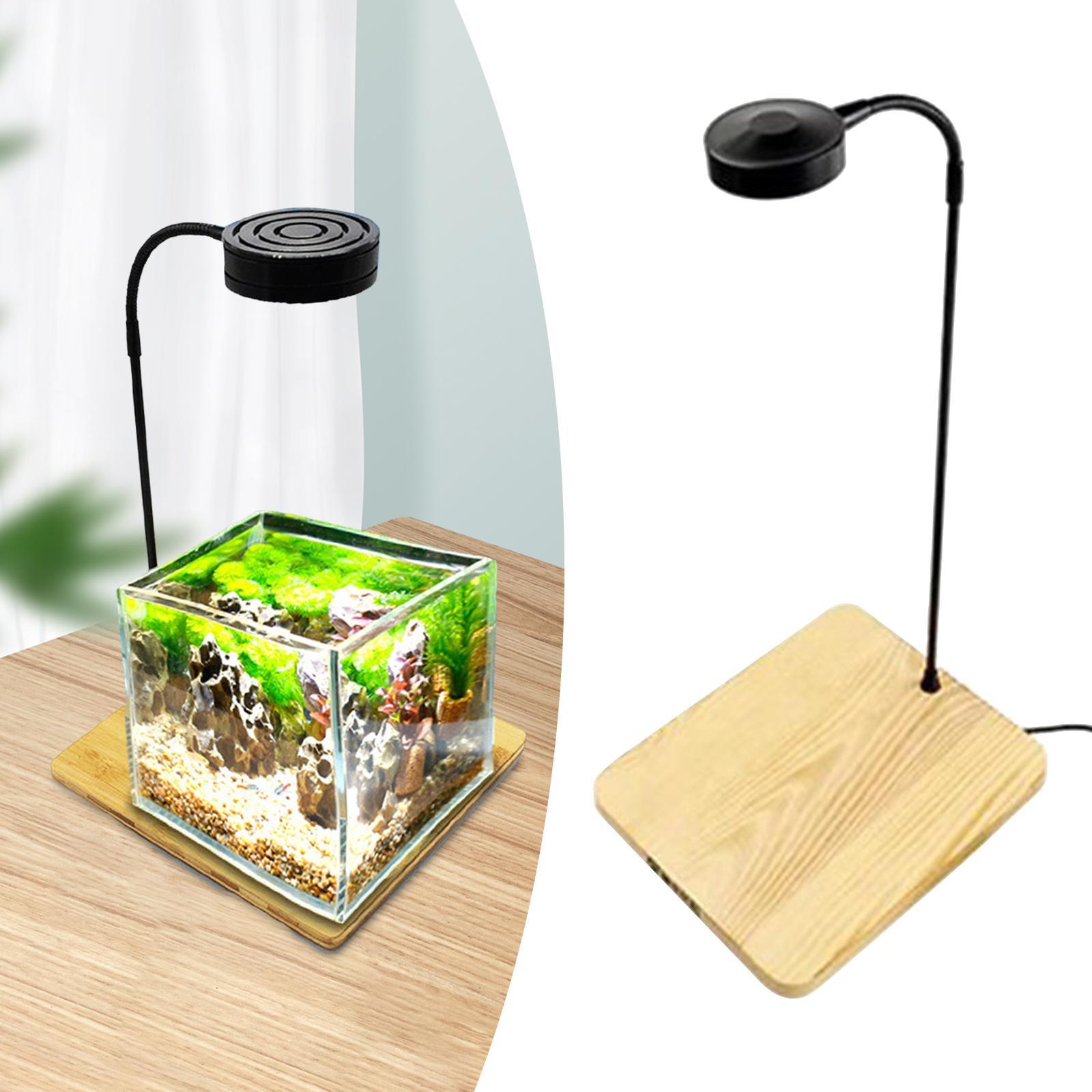 Aquarium Planted Wood - ไฟ LED สำหรับตู้ปลา ใช้พลังงานจาก USB ไฟปลูกต้นไม้อเนกประสงค์พร้อมขาตั้งสำหรับการเจริญเติบโตของพืชในตู้ปลาขนาดเล็ก