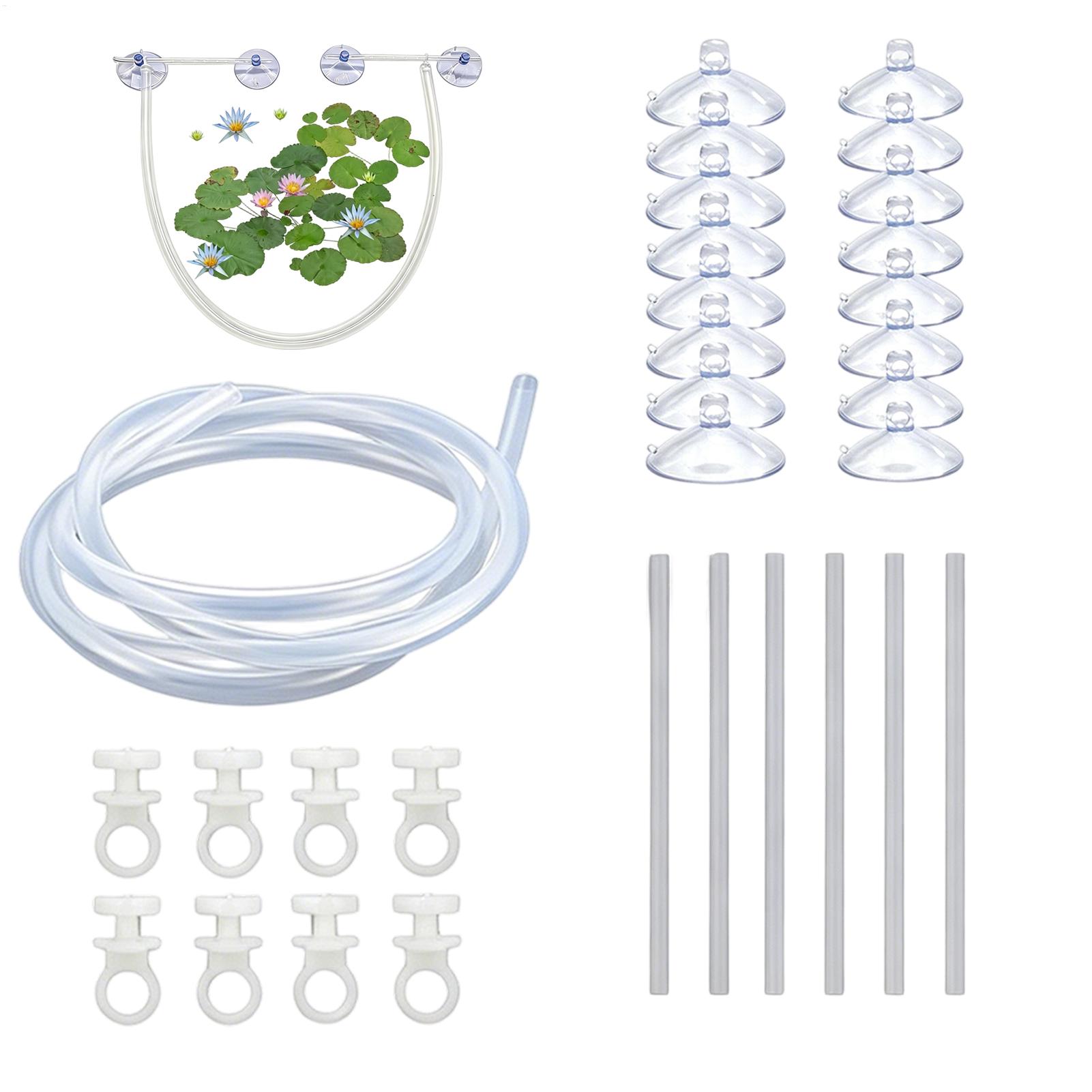 Planted Aquarium Betta - ชุดอุปกรณ์กั้นพืชน้ำลอยน้ำแบบปรับระดับความสูงอัตโนมัติ สำหรับตู้ปลาเบต้า ตู้ปลาในบ้าน