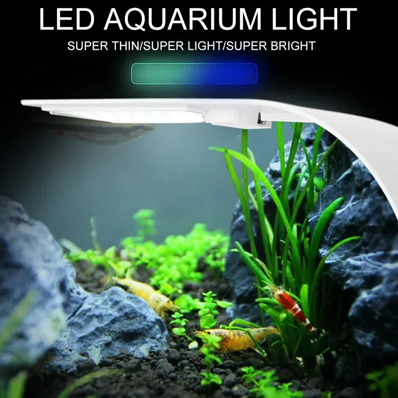 Ultra Thin LED Aquarium Light  - Planted Aquarium Pictures บทวิจารณ์และราคา
