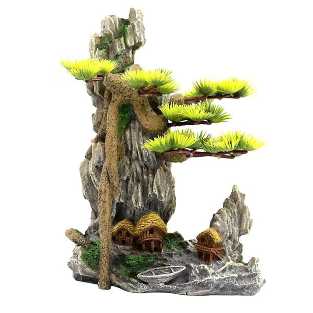 ถ้ำต้นไม้ ถ้ำสัตว์เลื้อยคลาน ถ - Aquarium Planted Wood บทวิจารณ์และราคา