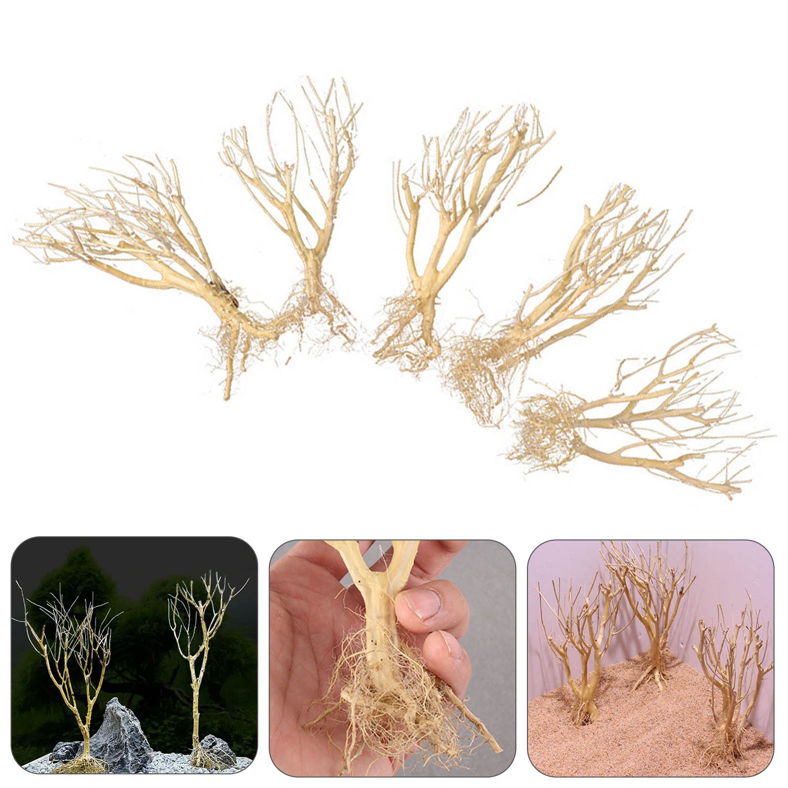 ไม้ตกแต่งตู้ปลา DIY แบบใหม่ ต้ - Aquarium Plant On Wood บทวิจารณ์และราคา