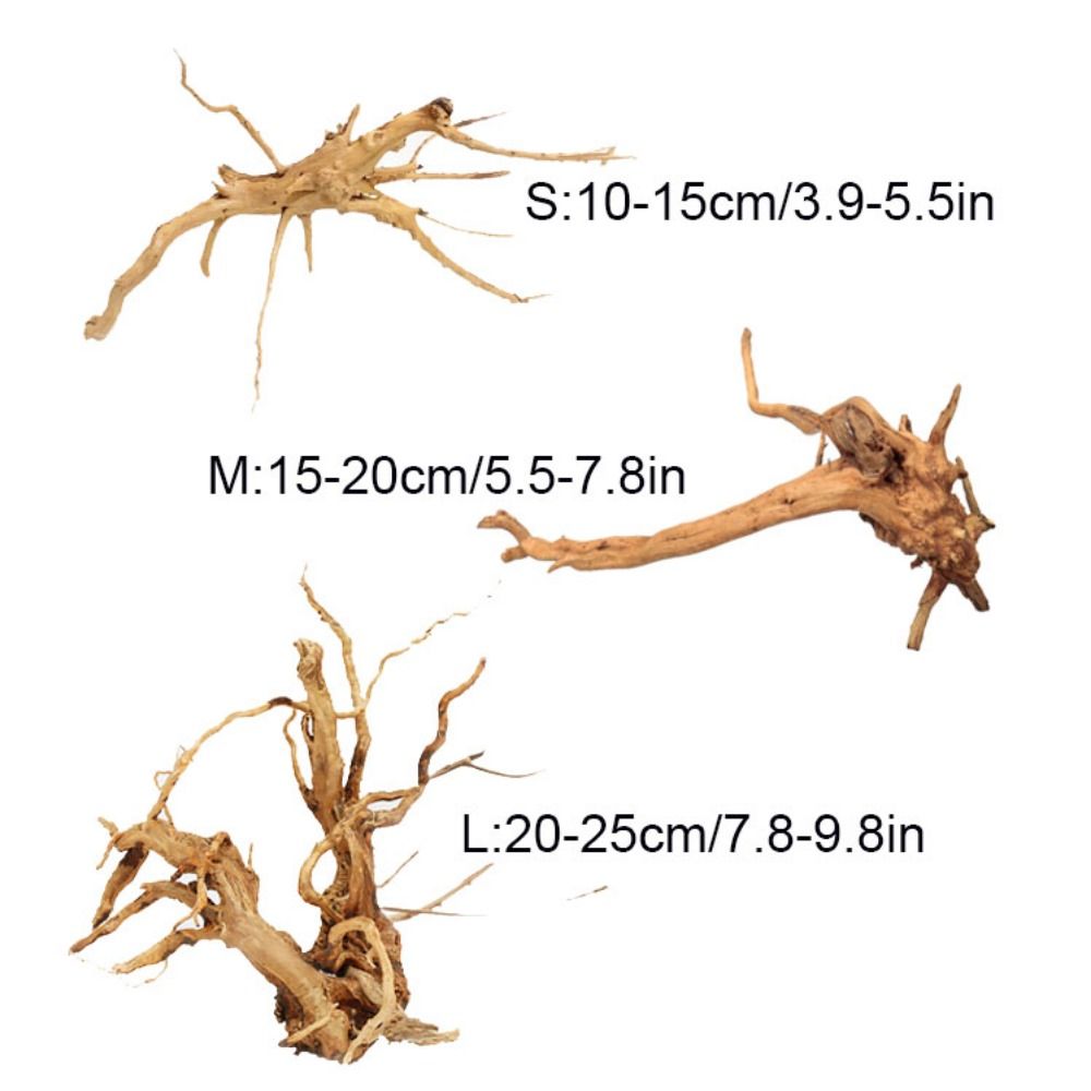 ลำต้นของต้นไม้ธรรมชาติตกแต่งงา - Aquarium Planted Wood บทวิจารณ์และราคา