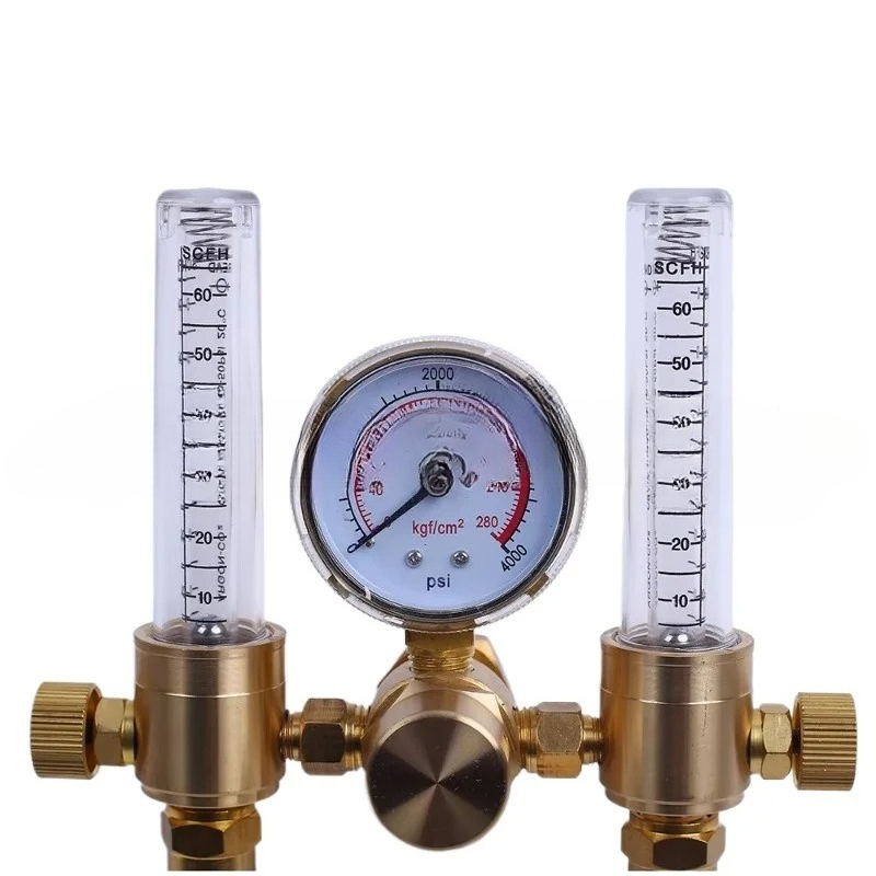 เครื่องวัดการไหลของก๊าซอาร์กอน - Co2 Regulator Dual Stage บทวิจารณ์และราคา