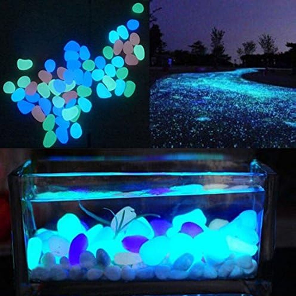 ถังปลา Rocks Glow Blue Pebbles - Aquarium Planted Plants บทวิจารณ์และราคา