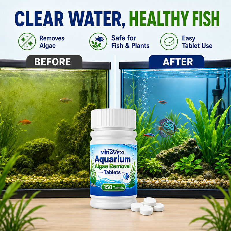 เม็ดกำจัดตะไคร่น้ำในตู้ปลา MIR - Aquarium Plant Vitamins บทวิจารณ์และราคา