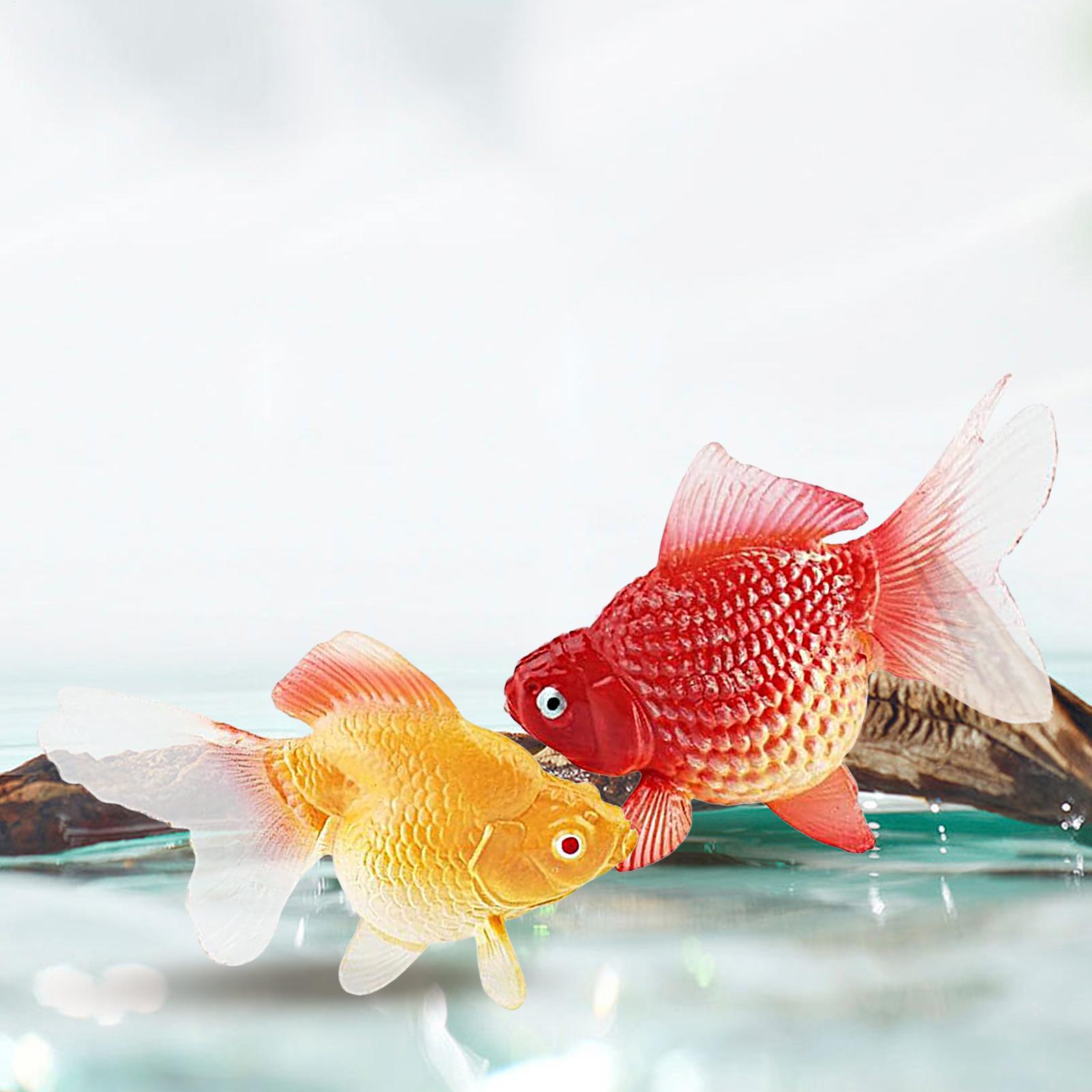 ปลาทองปลอม 2 ชิ้น/ชุด ปลาทองปล - Aquarium Plant Yellowing บทวิจารณ์และราคา