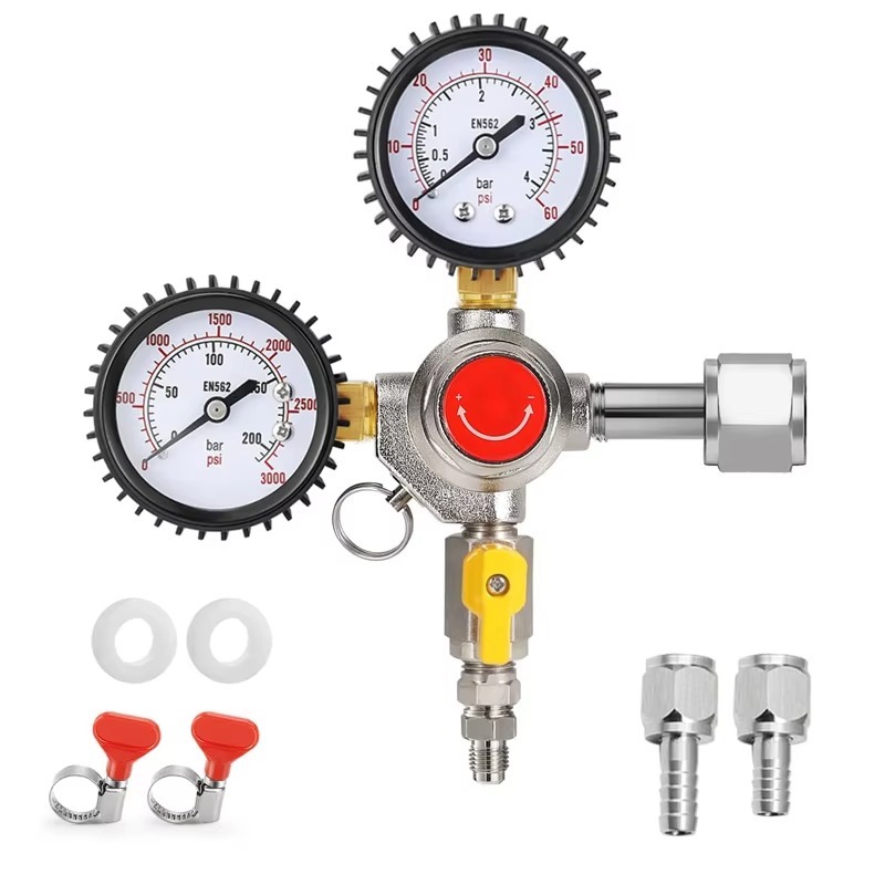 ตัวควบคุม CO2 สำหรับเบียร์สด แ - Co2 Regulator Dual Stage บทวิจารณ์และราคา