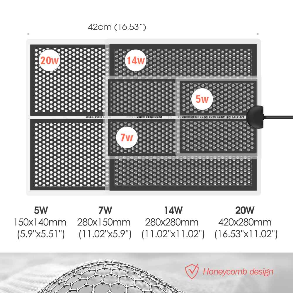 5/7/14/20W สัตว์เลื้อยคลานความ - Planted Aquarium Heater บทวิจารณ์และราคา