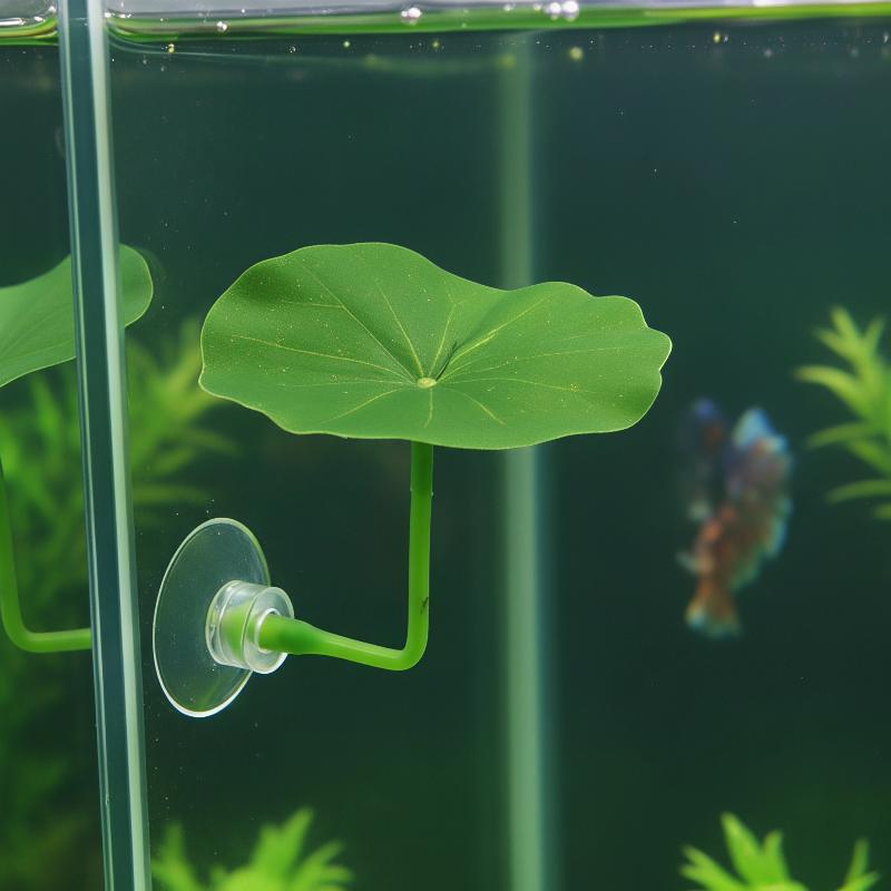 ใบบัวพลาสติกจำลองสำหรับปลาเบตต - Planted Aquarium Betta บทวิจารณ์และราคา