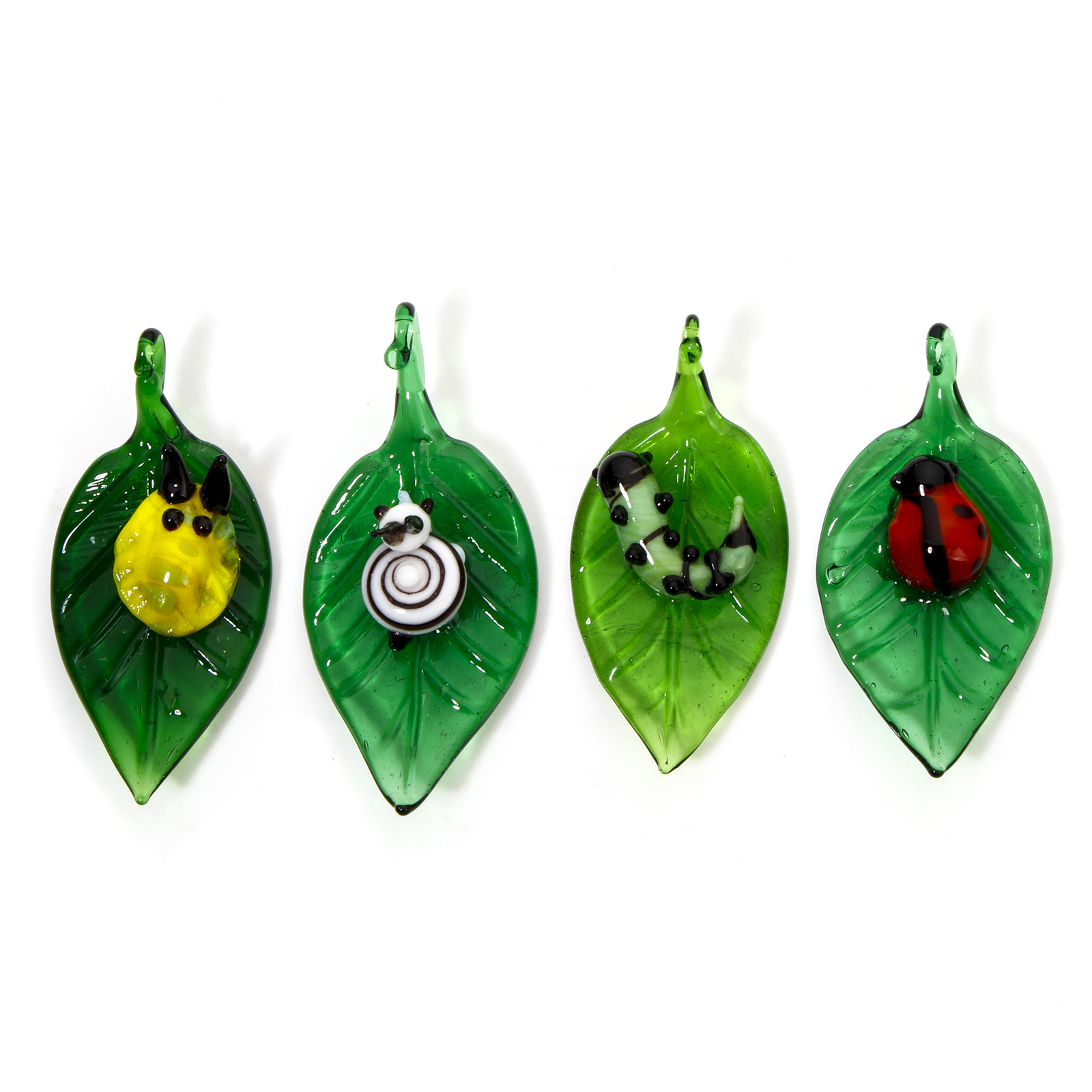 จี้แก้ว3D รูปแมลงใบไม้สีเขียวห - Planted Aquarium Making บทวิจารณ์และราคา