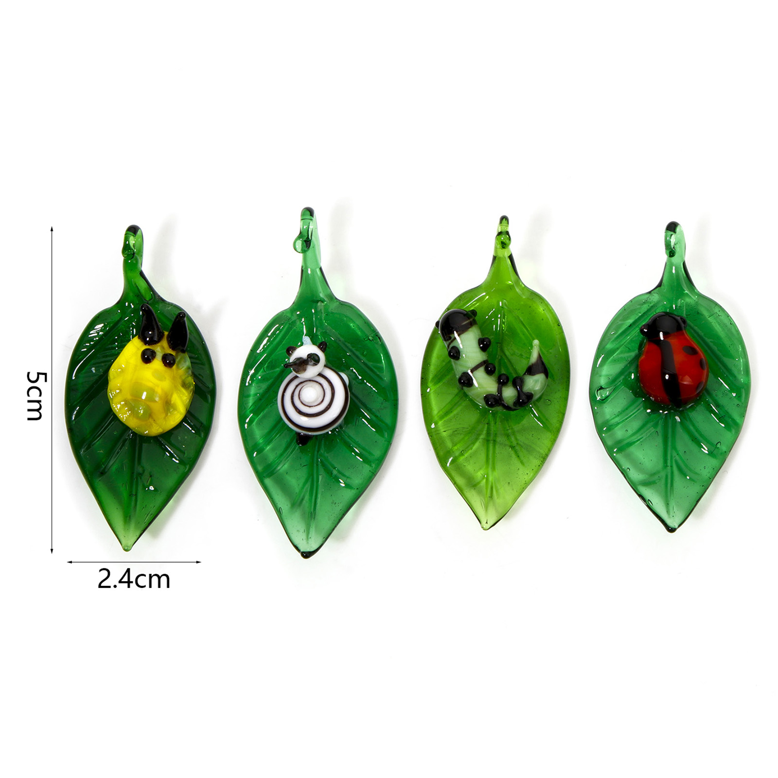 จี้แก้ว3D รูปแมลงใบไม้สีเขียวห - Planted Aquarium Making บทวิจารณ์และราคา
