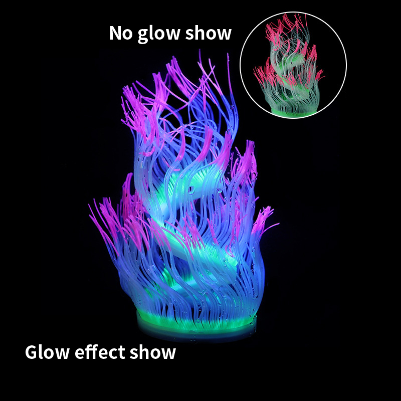ซิลิโคน Sea Anemone Coral พืชใ - Aquarium Plant Gel บทวิจารณ์และราคา