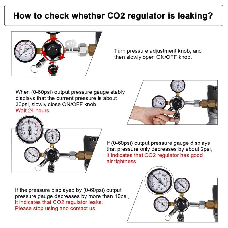 ตัวควบคุมความดันถังเบียร์ CGA- - Co2 Regulator Dual Stage บทวิจารณ์และราคา