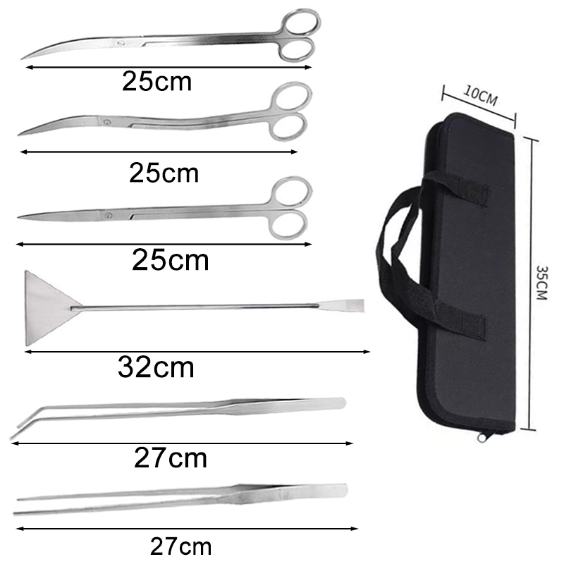 ชุดเครื่องมือทำความสะอาดตู้ปลา - Aquarium Plant Utensils บทวิจารณ์และราคา