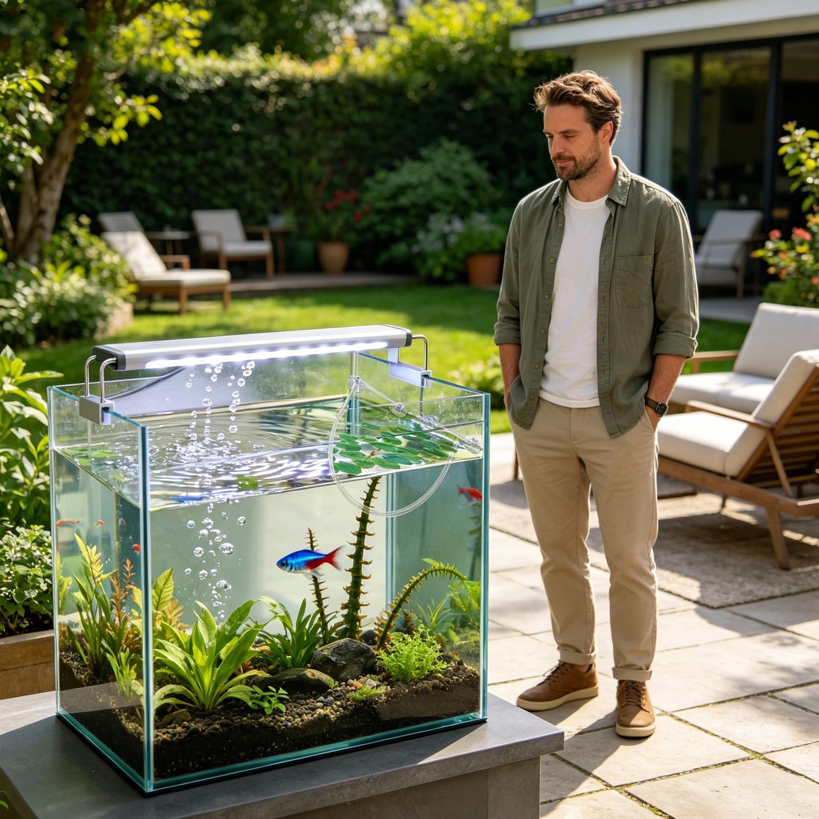 ชุดอุปกรณ์กั้นพืชน้ำลอยน้ำแบบป - Planted Aquarium Betta บทวิจารณ์และราคา