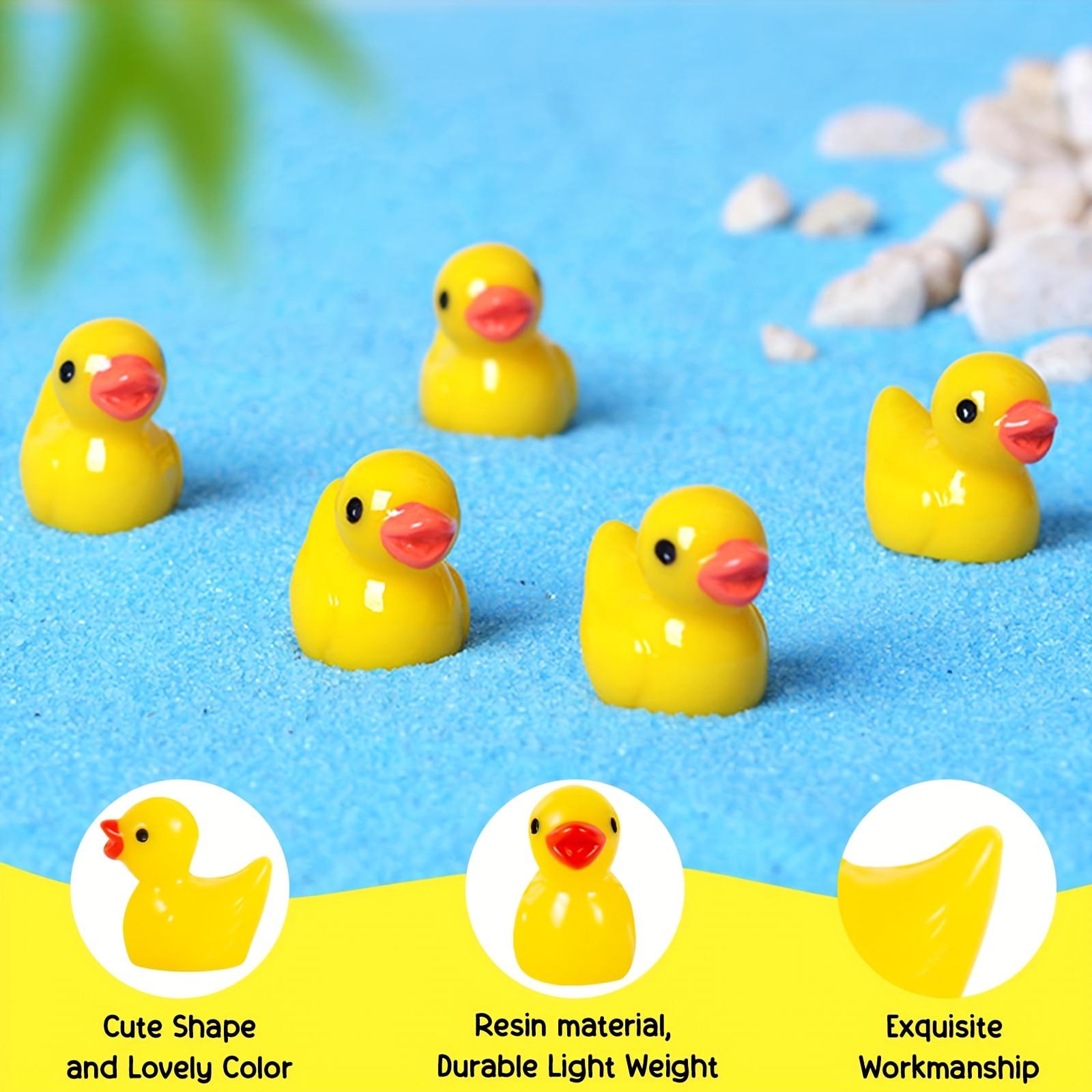 1000 PC เรซิ่นเป็ดขนาดเล็กตุ๊ก - Aquarium Plant Yellowing บทวิจารณ์และราคา