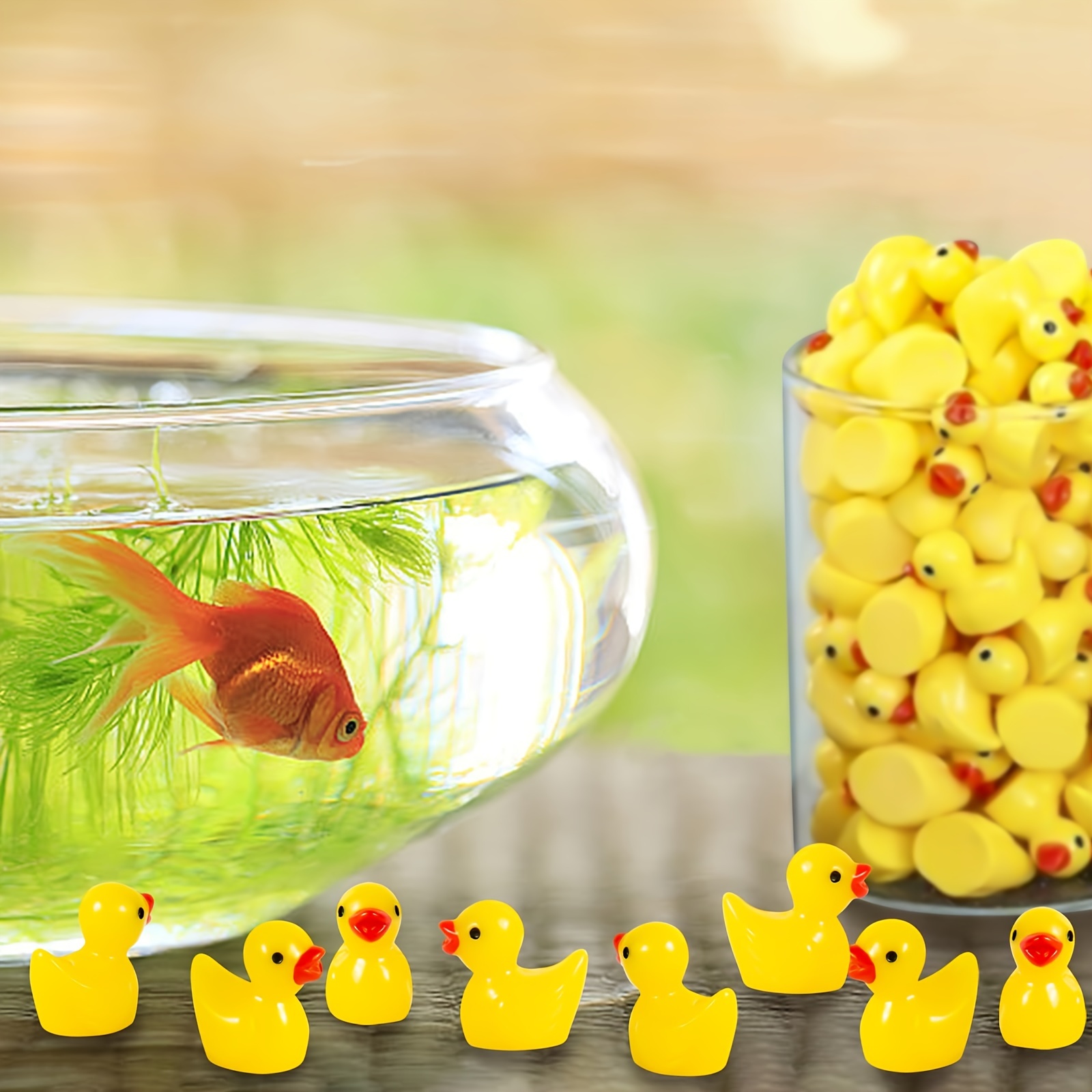 1000 PC เรซิ่นเป็ดขนาดเล็กตุ๊ก - Aquarium Plant Yellowing บทวิจารณ์และราคา