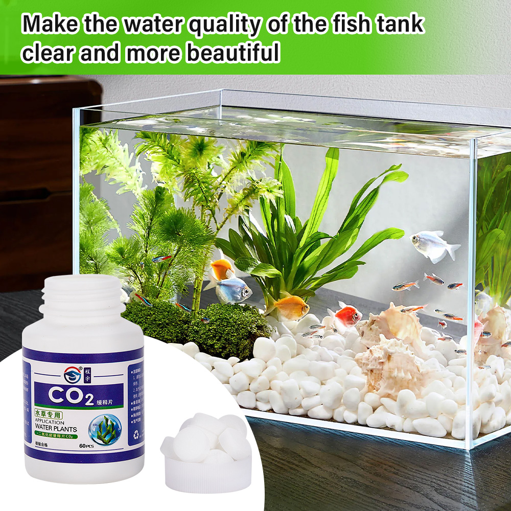 แท็บเล็ต CO2 60 ชิ้น สำหรับตู้ - Aquarium Plant Vitamins บทวิจารณ์และราคา